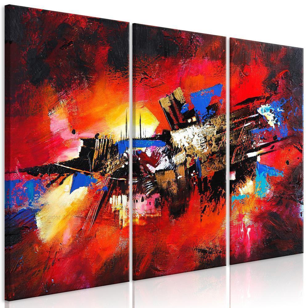 Canvas Print - Colours of Childhood (3 Parts)-ArtfulPrivacy-Wall Art Collection
