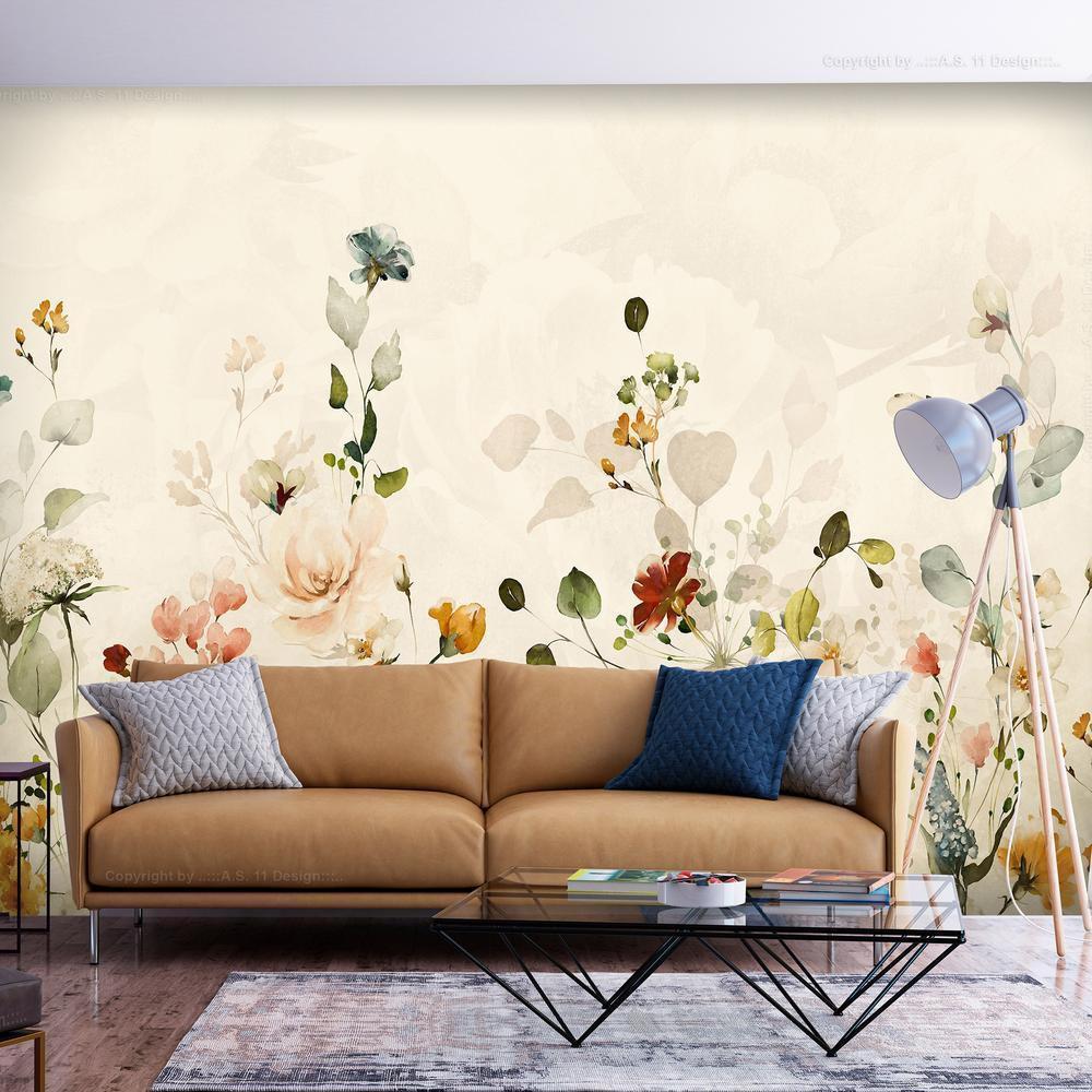 Wall Mural - Spring Meadow-Wall Murals-ArtfulPrivacy