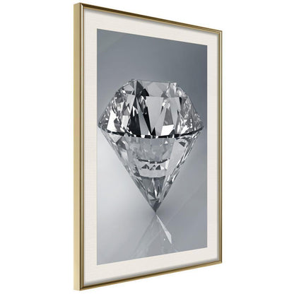 Winter Design Framed Artwork - Precious Gem-artwork for wall with acrylic glass protection