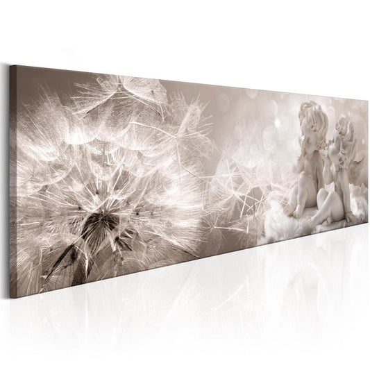 Canvas Print - Cherubs and the Dandelion-ArtfulPrivacy-Wall Art Collection