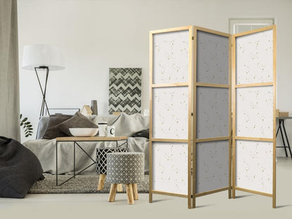 Room Divider - Star Map - Delicate Constellations in Warm Shades