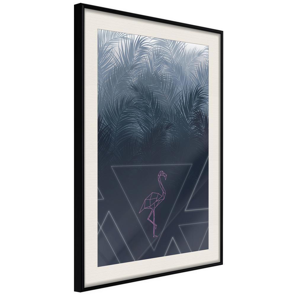 Abstract Poster Frame - Geometric Jungle-artwork for wall with acrylic glass protection