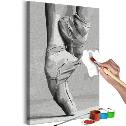 Start learning Painting - Paint By Numbers Kit - Ballet Shoes - new hobby