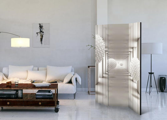Decorative partition-Room Divider - Gateway to the Future-Folding Screen Wall Panel by ArtfulPrivacy