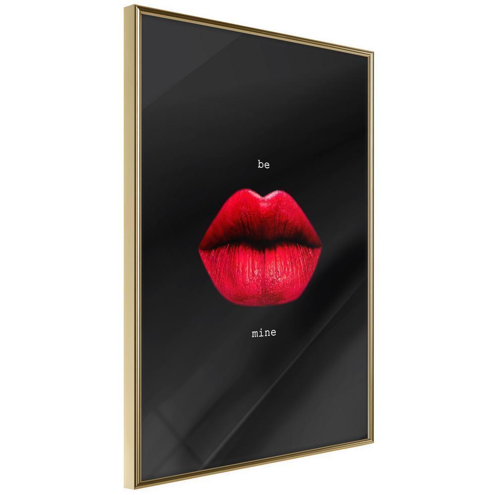 Abstract Poster Frame - Lust-artwork for wall with acrylic glass protection