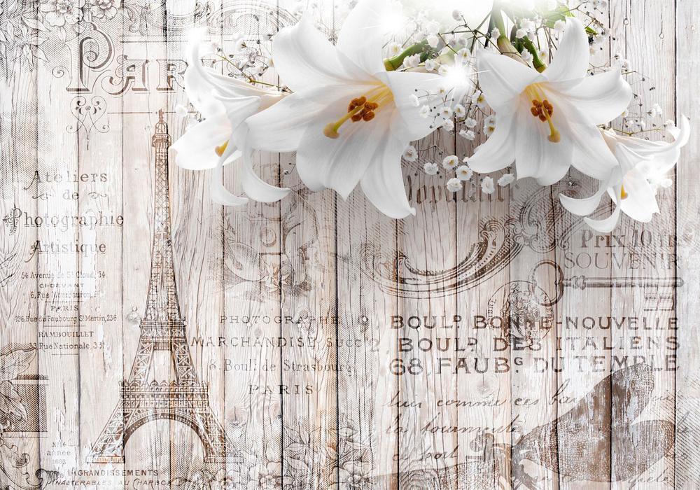 Wall Mural - Parisian Lilies-Wall Murals-ArtfulPrivacy