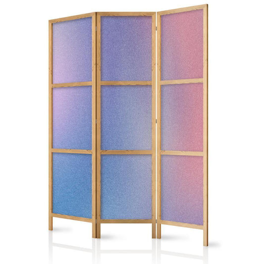 Japanese Room Divider - Rainbow Gradient - Delicate Multicolored Gradient Resembling Mist