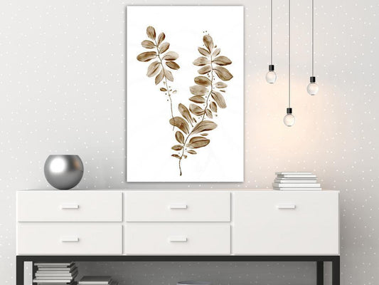 Canvas Print - August Leaves (1 Part) Vertical-ArtfulPrivacy-Wall Art Collection