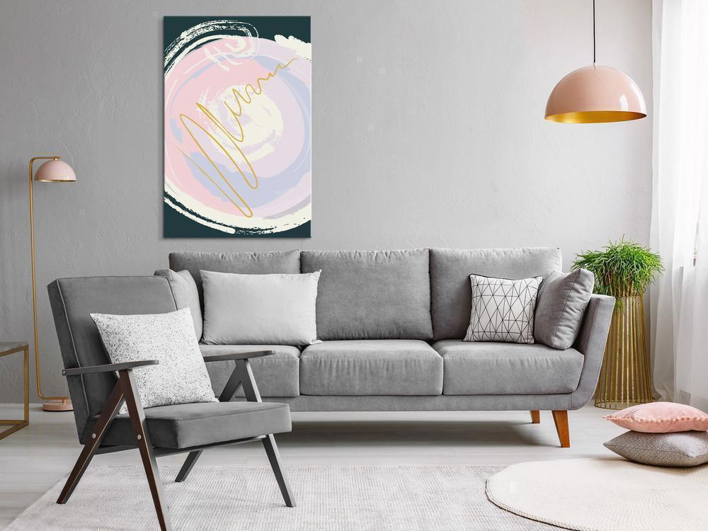 Canvas Print - Gravitation (1 Part) Vertical-ArtfulPrivacy-Wall Art Collection