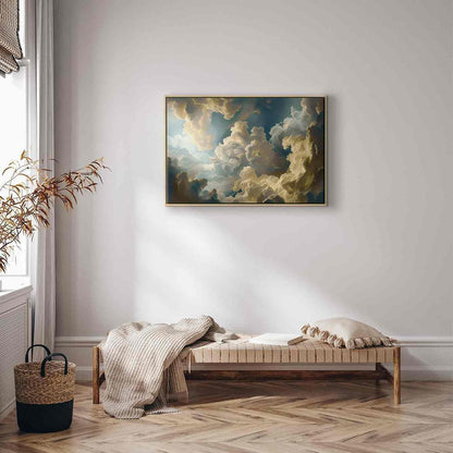 Canvas Print - Sun and Shadows: A Theatrical Display of Nature High Above the Earth