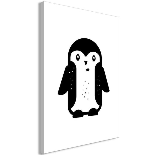 Canvas Print - Funny Penguin (1 Part) Vertical-ArtfulPrivacy-Wall Art Collection