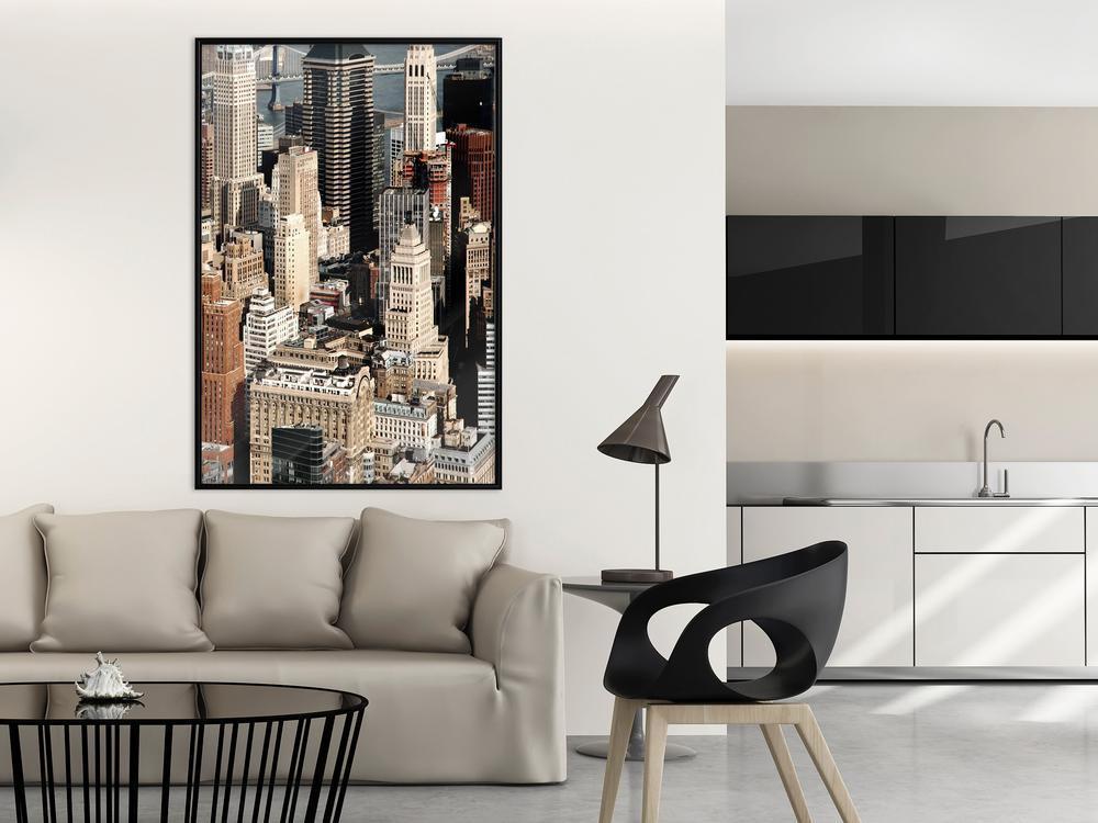 Wall Art Framed - Urban Life-artwork for wall with acrylic glass protection