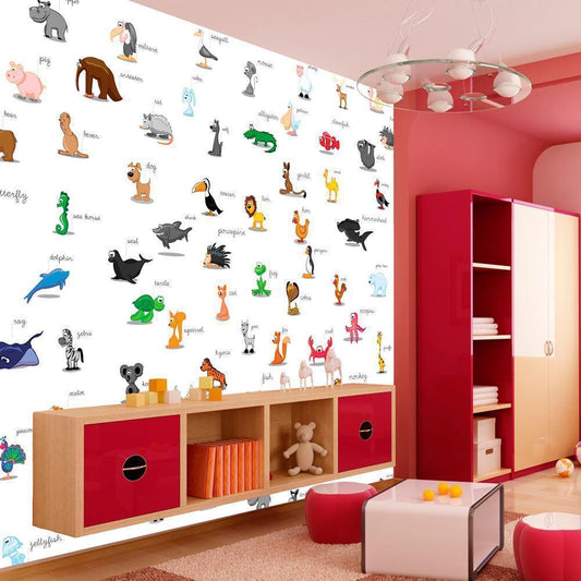 Wall Mural - animals (for children)-Wall Murals-ArtfulPrivacy