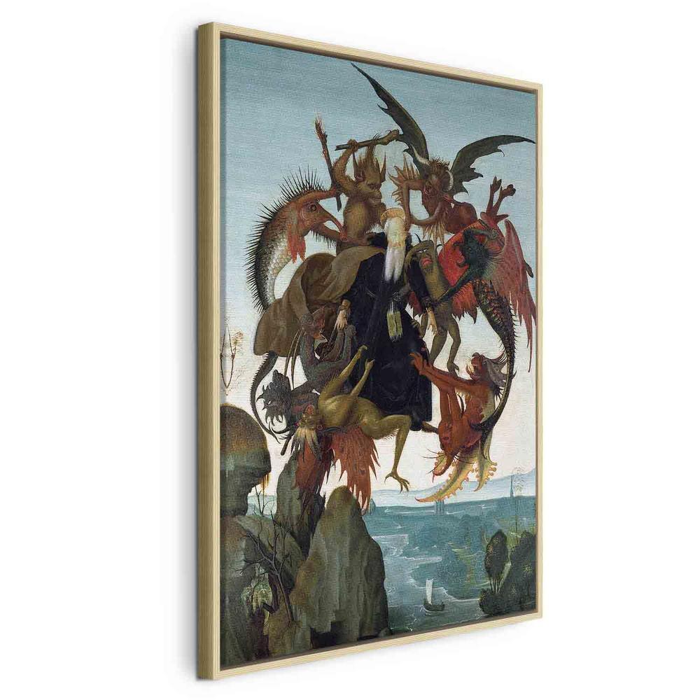 Canvas Print - The Torment of Saint Anthony (Michelangelo)