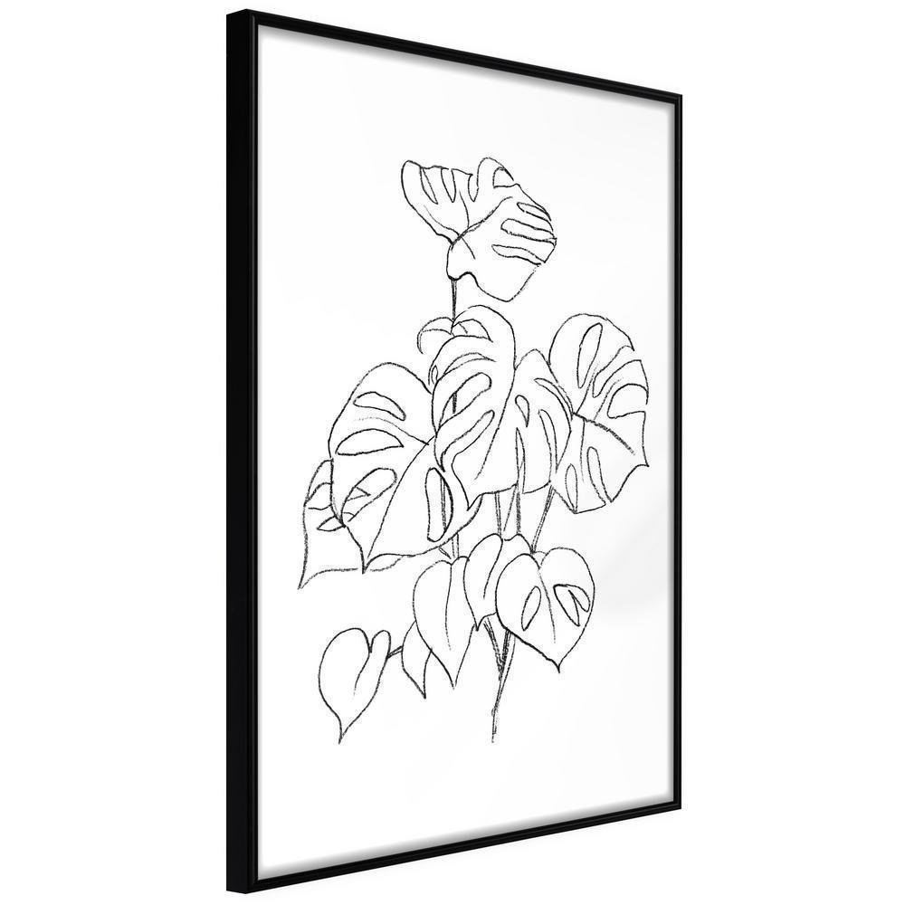 Botanical Wall Art - Bouquet of Leaves-artwork for wall with acrylic glass protection