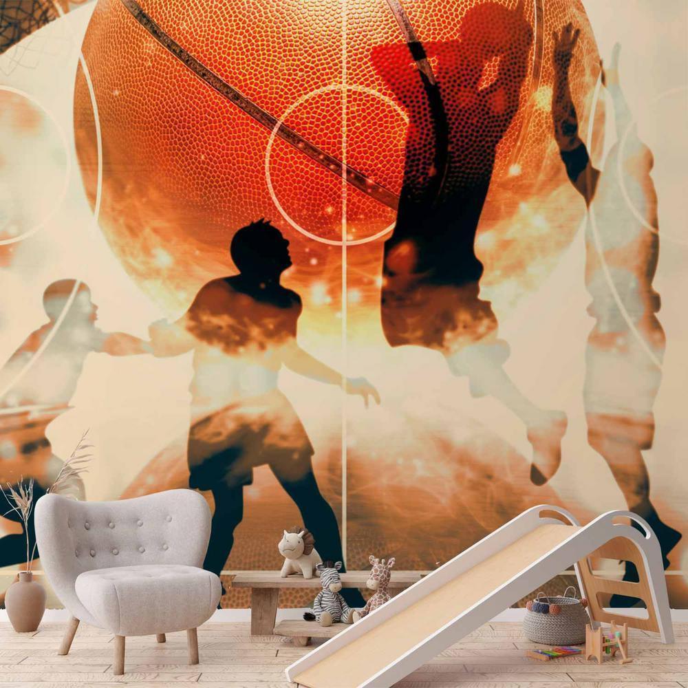 Wall Mural - I love basketball!