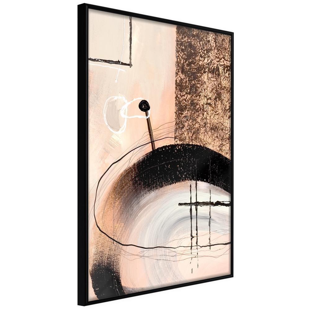 Abstract Poster Frame - Hidden Message-artwork for wall with acrylic glass protection