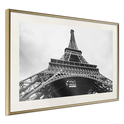 Wall Art Framed - Symbol of Paris-artwork for wall with acrylic glass protection