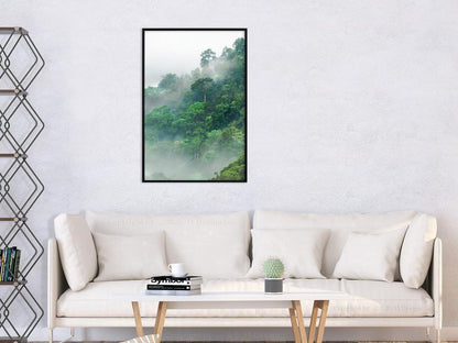 Framed Art - Green Lungs of the Earth II-artwork for wall with acrylic glass protection