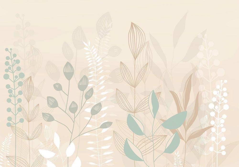 Wall Mural - Pastel and Beige Glade