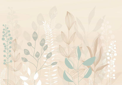 Wall Mural - Pastel and Beige Glade