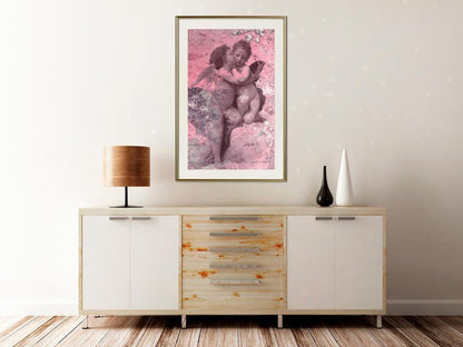 Vintage Motif Wall Decor - Innocent Love-artwork for wall with acrylic glass protection
