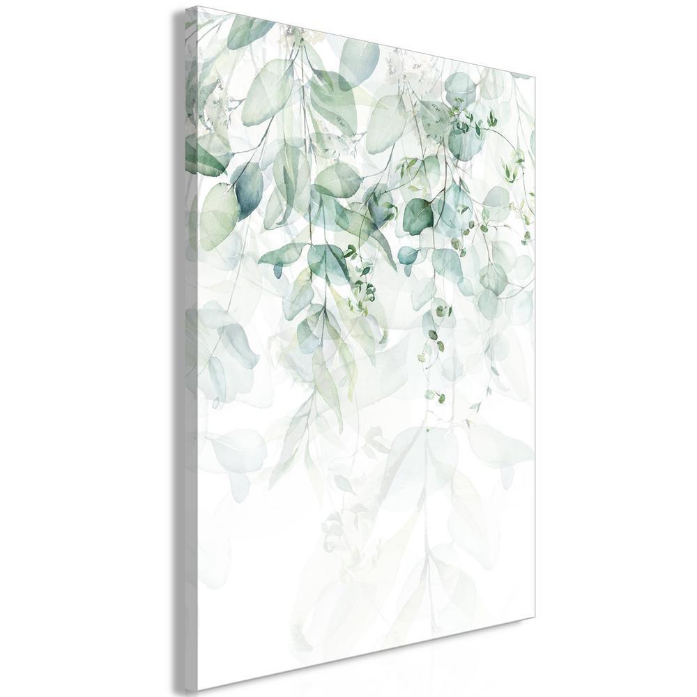 Canvas Print - Gentle Touch of Nature (1 Part) Vertical-ArtfulPrivacy-Wall Art Collection