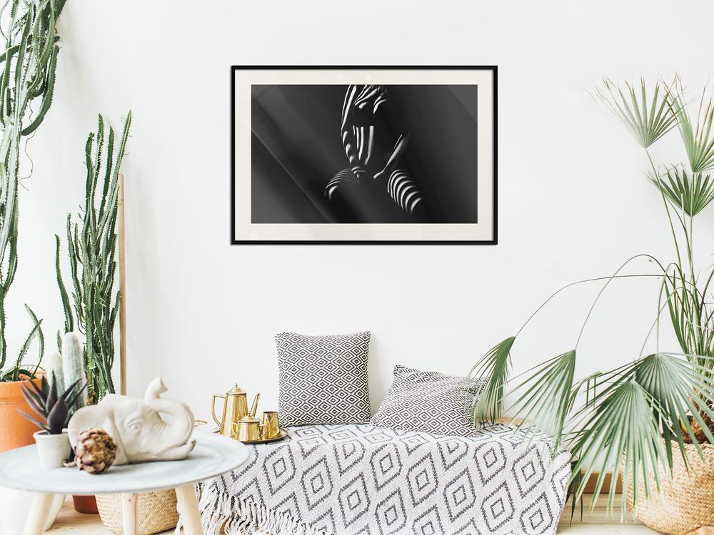 Wall Decor Portrait - Blinds Shadow-artwork for wall with acrylic glass protection