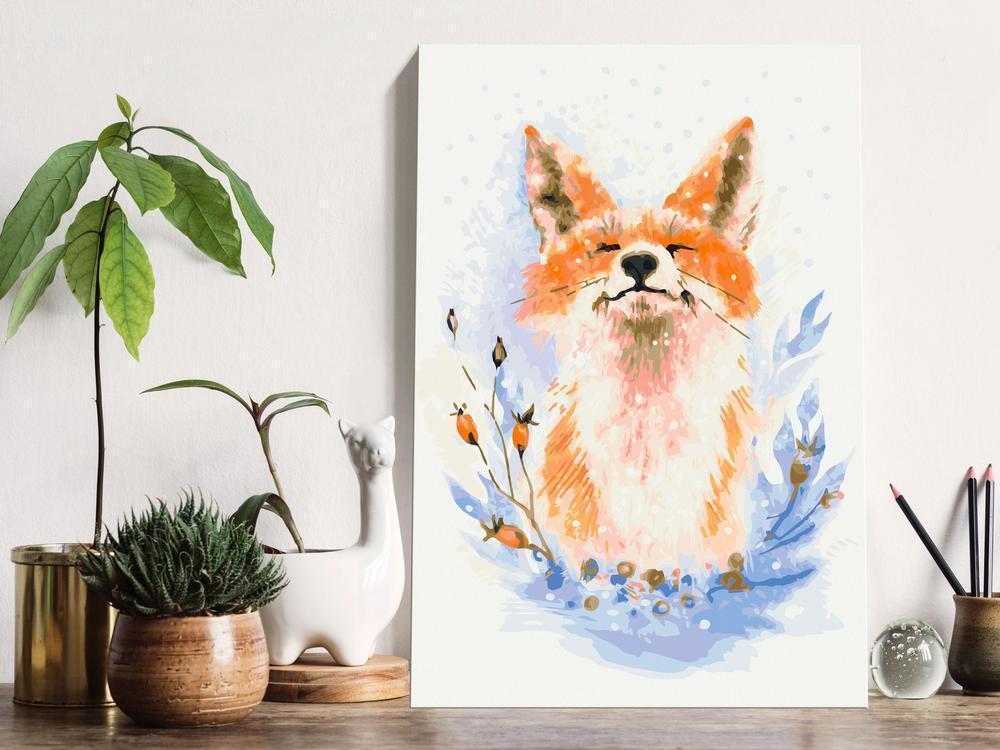 Start learning Painting - Paint By Numbers Kit - Dreamy Fox - new hobby