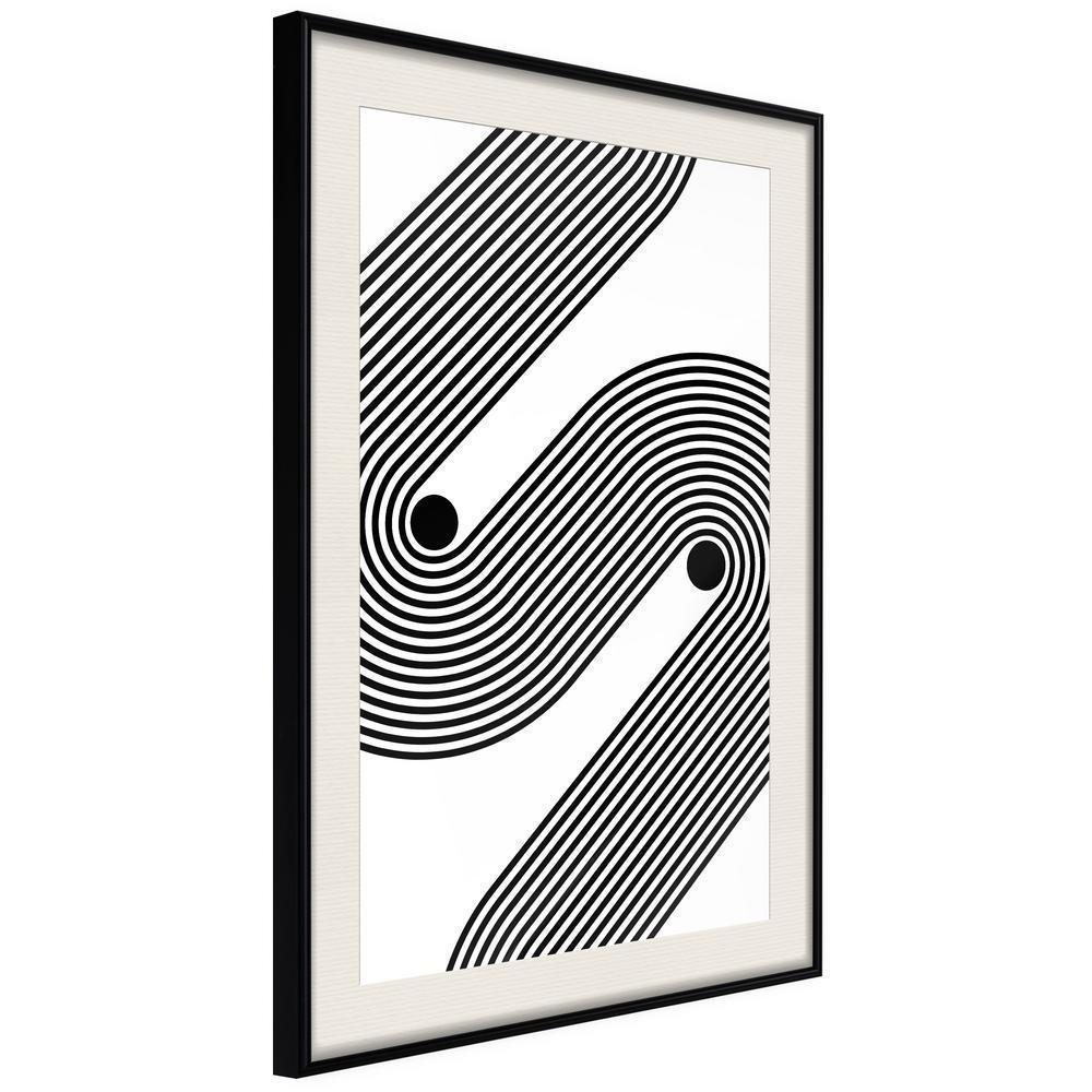 Abstract Poster Frame - Separated-artwork for wall with acrylic glass protection