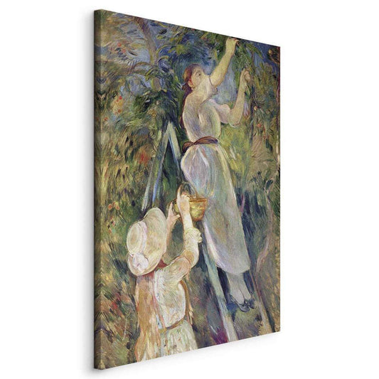 Impression sur toile - Le ramasseur de cerises (Berthe Morisot)