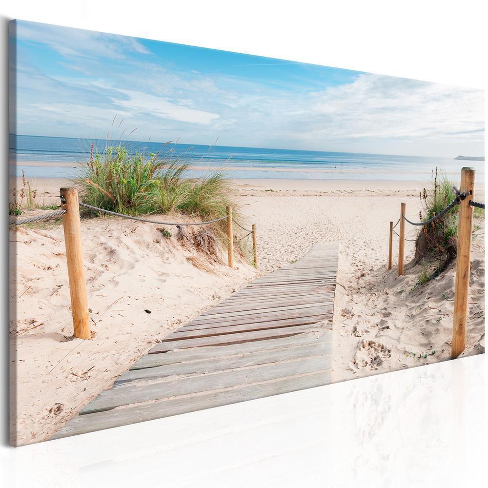 Canvas Print - Charming Beach-ArtfulPrivacy-Wall Art Collection