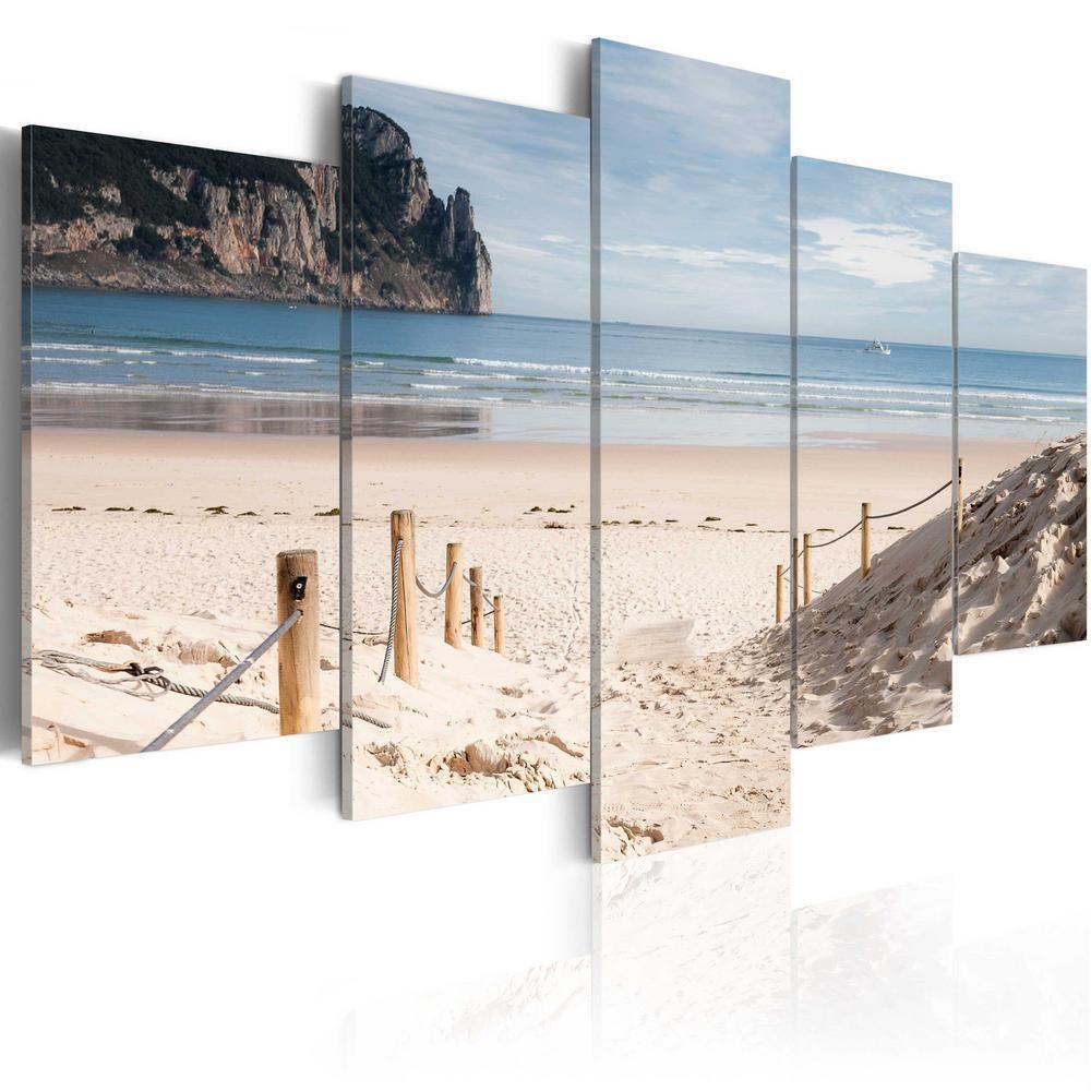 Canvas Print - Walk by the sea-ArtfulPrivacy-Wall Art Collection