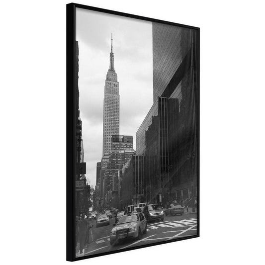 Wall Art Framed - Empire State Building-artwork for wall with acrylic glass protection