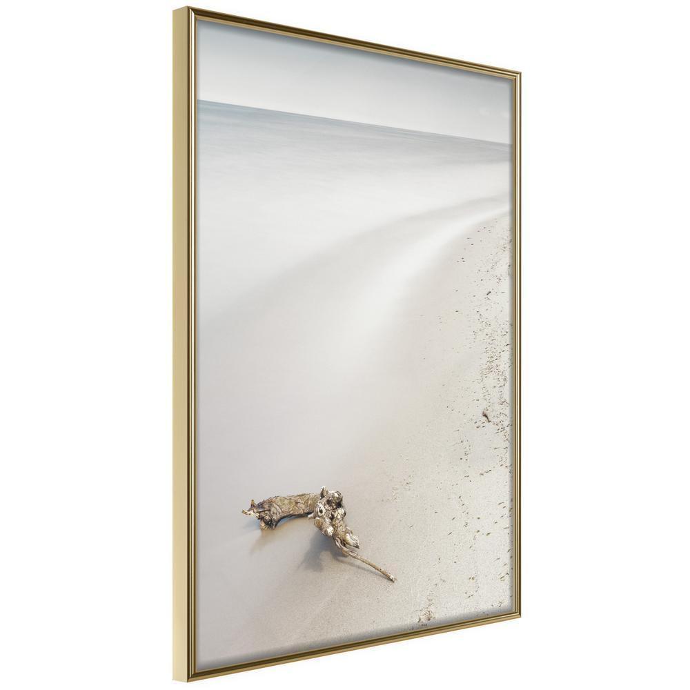 Framed Art - Shore-artwork for wall with acrylic glass protection