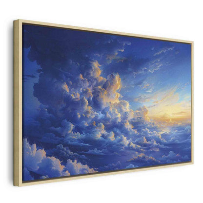 Canvas Print - When the Sky Becomes a Canvas: Artistic Creation of Nature in the Clouds