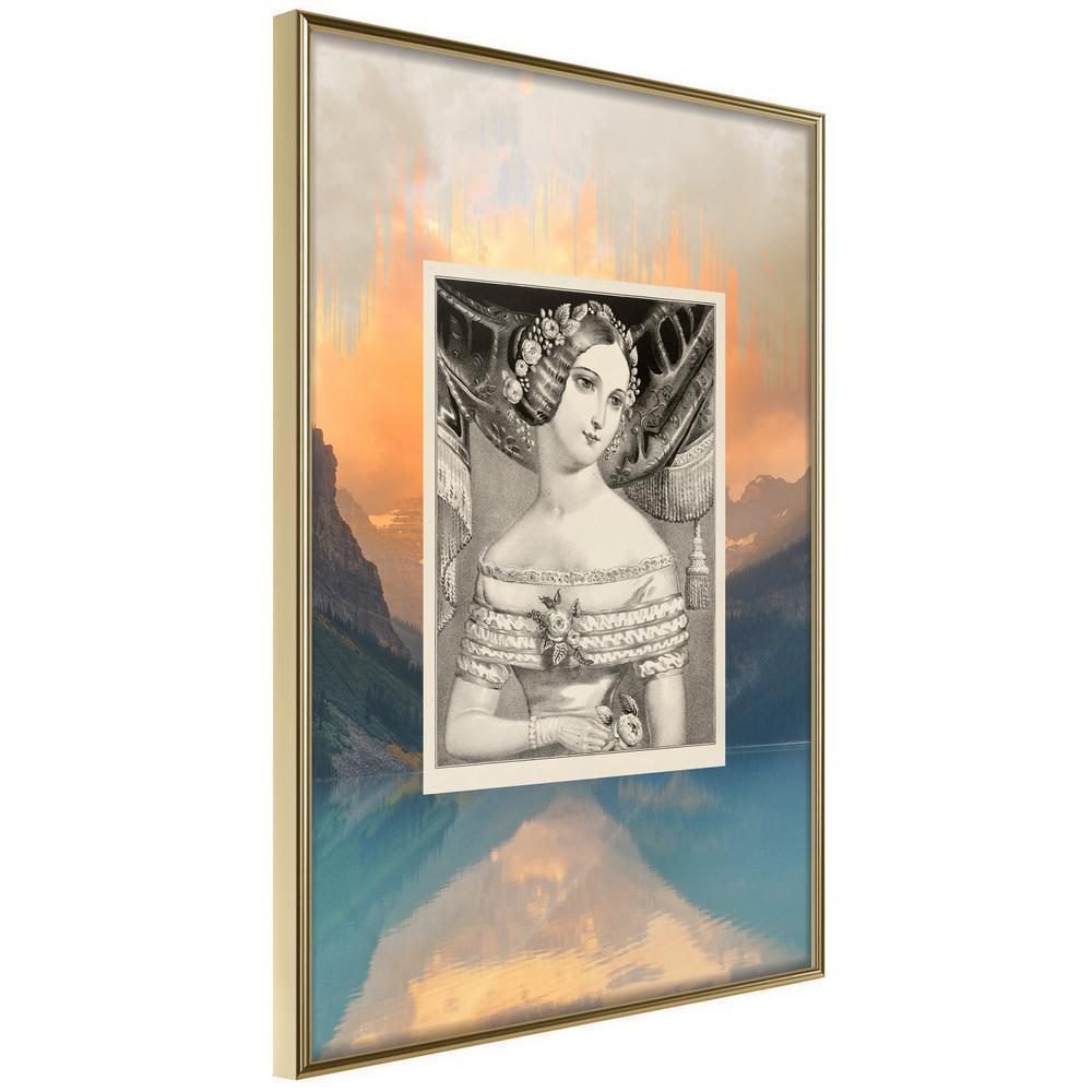 Vintage Motif Wall Decor - Beauty from Centuries Ago-artwork for wall with acrylic glass protection
