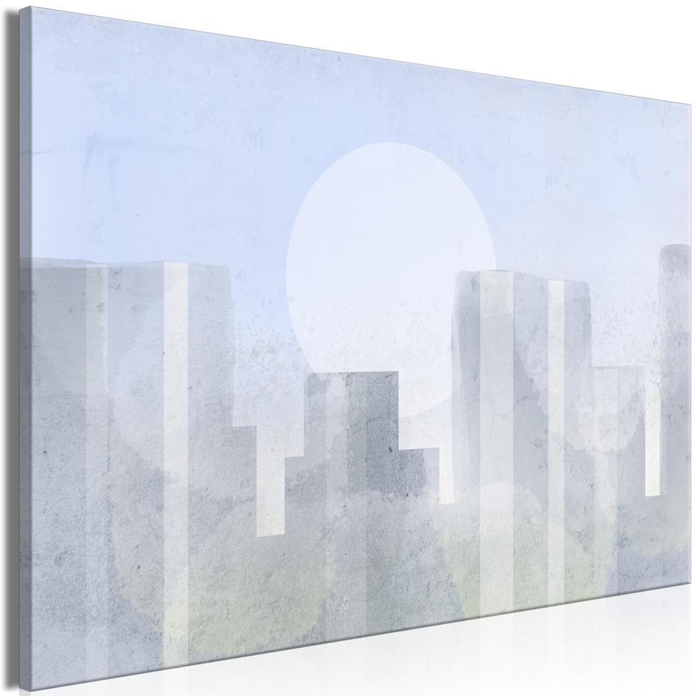Canvas Print - Modern City (1 Part) Wide - First Variant-ArtfulPrivacy-Wall Art Collection