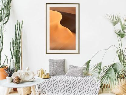 Framed Art - Ridge of Dune-artwork for wall with acrylic glass protection