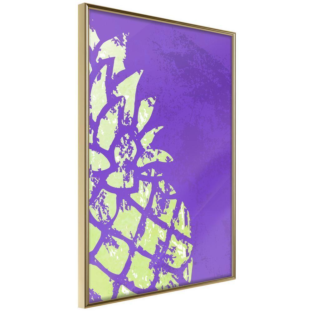 Botanical Wall Art - Strong Contrast-artwork for wall with acrylic glass protection