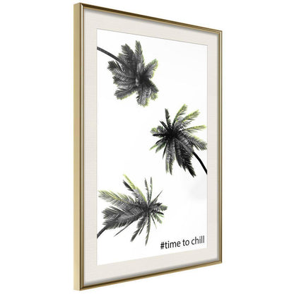 Botanical Wall Art - Holidays in the South-artwork for wall with acrylic glass protection