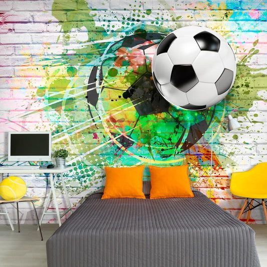 Wall Mural - Colourful Sport-Wall Murals-ArtfulPrivacy