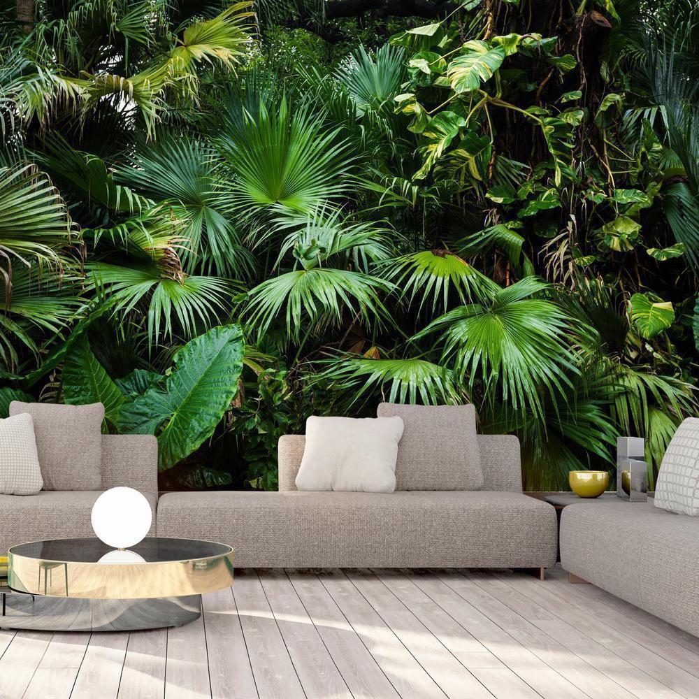 Wall Mural - Sunny Jungle-Wall Murals-ArtfulPrivacy