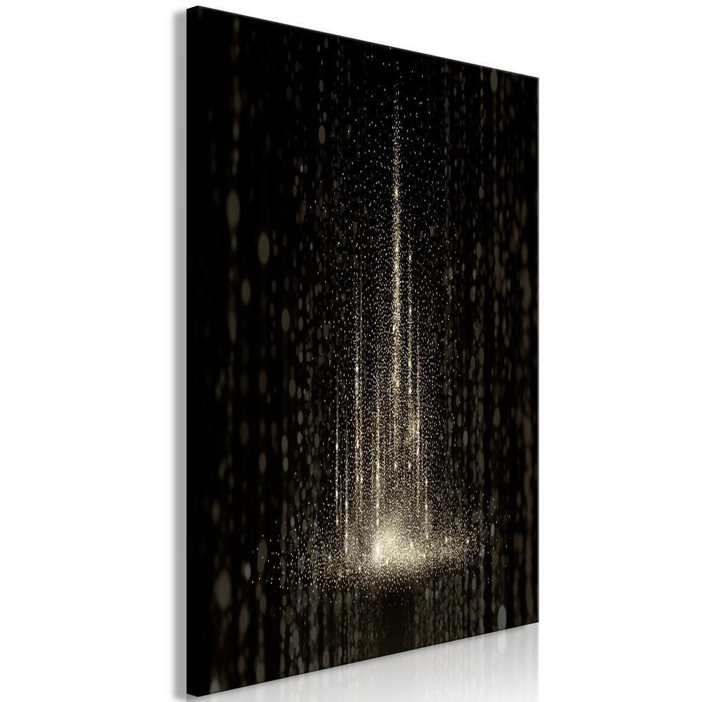 Canvas Print - Snowstorm (1 Part) Vertical-ArtfulPrivacy-Wall Art Collection