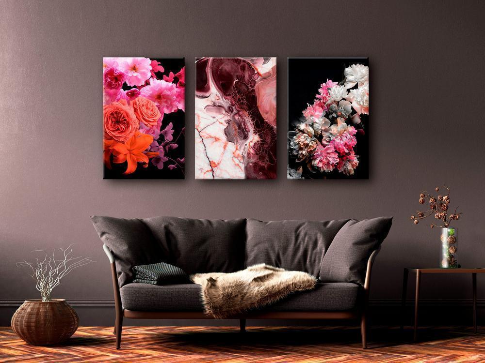 Canvas Print - Spring Baroque (3 Parts)-ArtfulPrivacy-Wall Art Collection