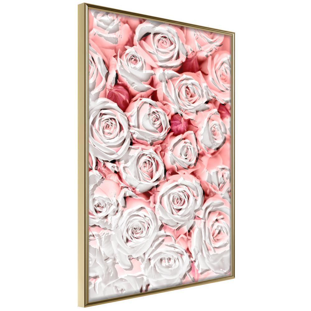 Botanical Wall Art - Purity-artwork for wall with acrylic glass protection