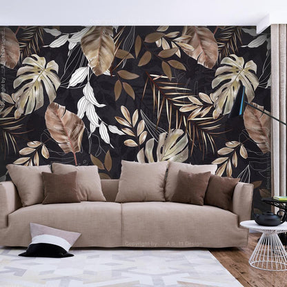 Wall Mural - Exotic Postcard - Second Variant-Wall Murals-ArtfulPrivacy