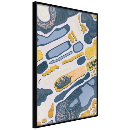 Abstract Poster Frame - Lake District-artwork for wall with acrylic glass protection