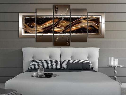 Canvas Print - Wave of fire-ArtfulPrivacy-Wall Art Collection