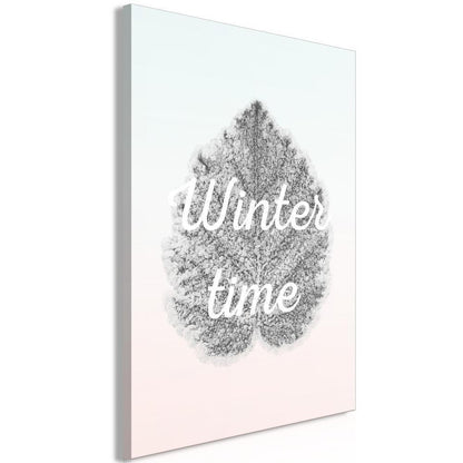 Canvas Print - Winter Time (1 Part) Vertical-ArtfulPrivacy-Wall Art Collection